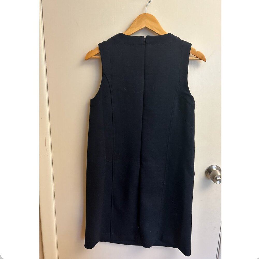 Boden Pocket Detail Mini Shift Dress – French Navy – Size 4R - Picture 4 of 5